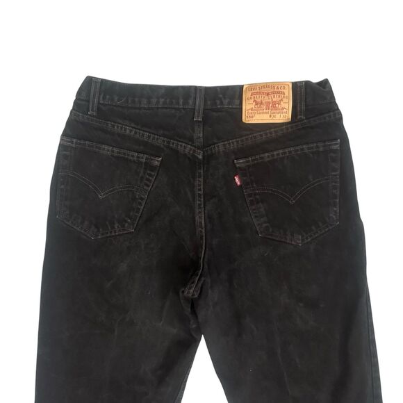 Levi's Men's Straight Jeans - Black - Picture 10 of 12